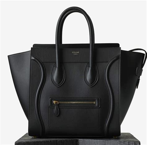 celine mini luggage au|Celine mini luggage tote size.